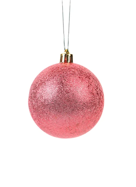 Pink christmas ball. — Stock Photo, Image
