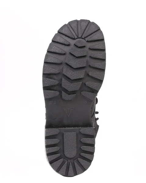 Fekete cipő sole. — Stock Fotó