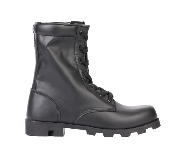 Black man's boot. Side view. — Stock Photo, Image