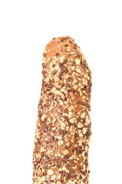 bütün tahıl yapılmış ekmek yakın çekim.