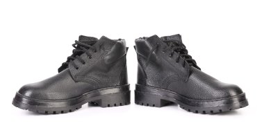 Man's boots siyah.