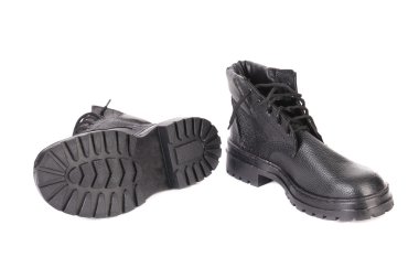 Man's boots siyah.