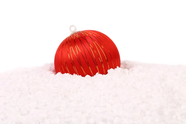 Red christmas ball. — Stock Photo, Image