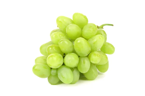 Grono dojrzałe i soczyste zielone winogrona — Zdjęcie stockowe