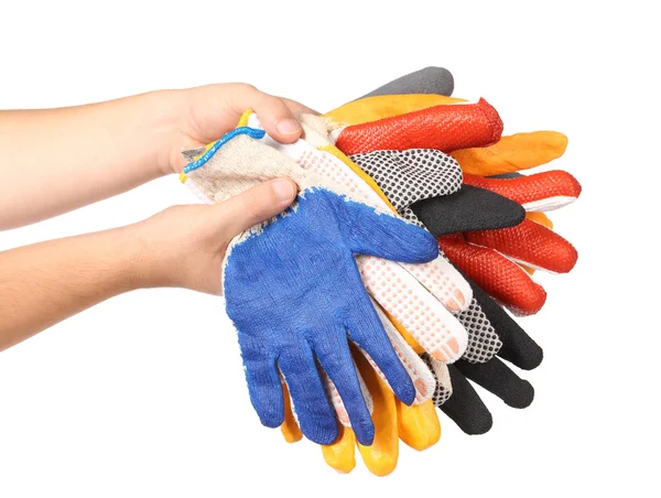 Protective different gloves — Stock Photo, Image