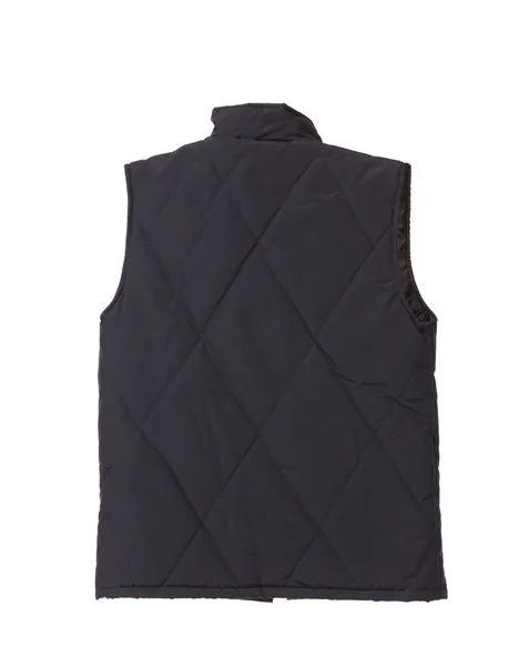 Gilet d'hiver de travail noir . — Photo