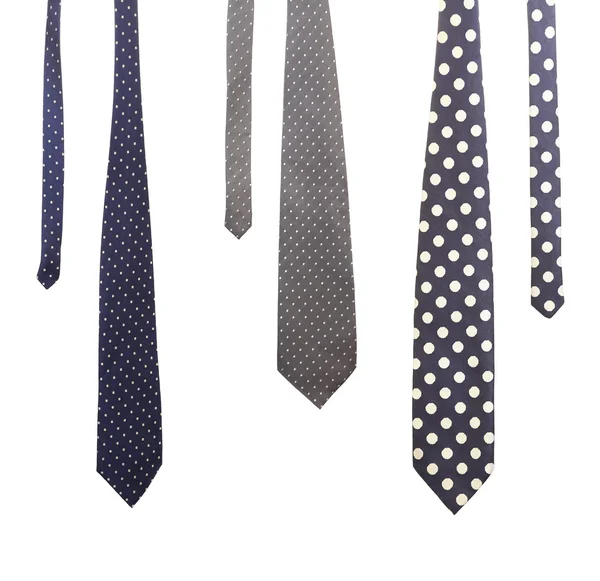 Tre cravatte multicolori . — Foto Stock