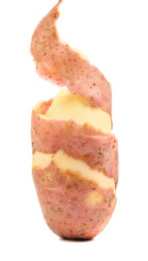 patates kabuğu yakın çekim.