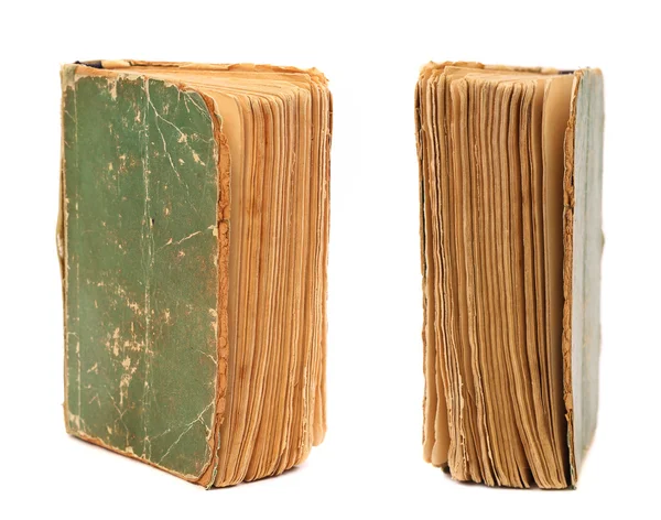 Dos lados de las páginas antiguas del libro . — Foto de Stock
