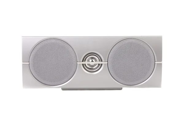 Closeup of gray sound speaker. — Stock Photo, Image