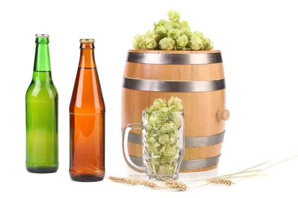 Barley and hop composition. — Stock Photo, Image