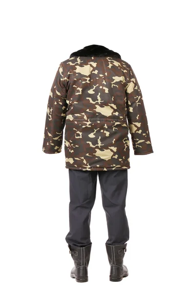 Camouflage winter jacket — Stock Photo, Image