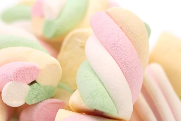 Bakgrund av färgglada marshmallows godis. — Stockfoto