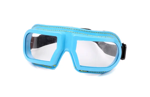 Blauwe beschermende bril. — Stockfoto