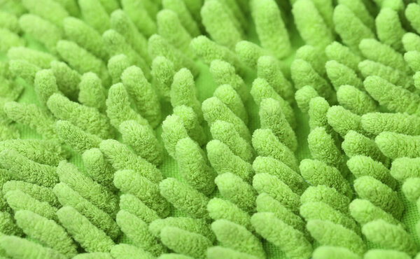 Background of a green carpet