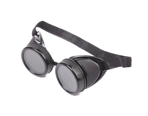 Black welding glasses. Royalty Free Stock Photos