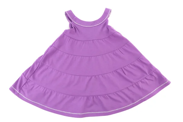 Purple girl dress. — Stock Photo, Image