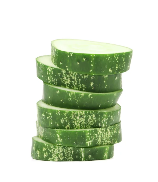 Stack of green cucumber. — Stock Photo, Image
