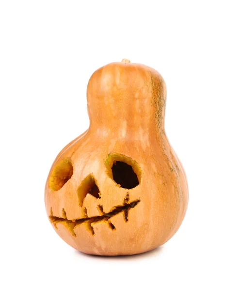 Scary halloween jack lantern. — Stock Photo, Image