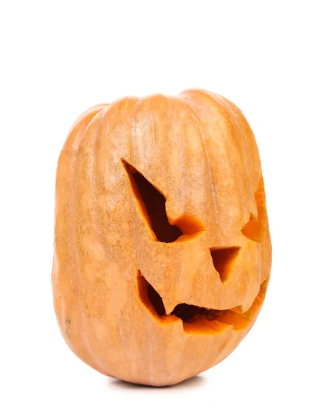 Scary halloween jack lantern. Stock Picture