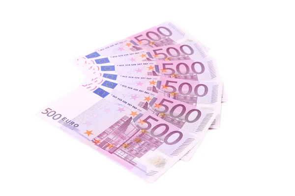 Five hundred euro fan. — Stock Photo, Image