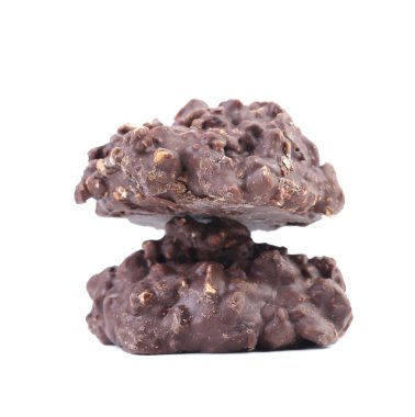 iki el yapımı çikolata şeker.