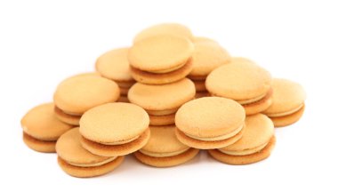 demet beyaz Kremalı Sandviç Bisküvi.