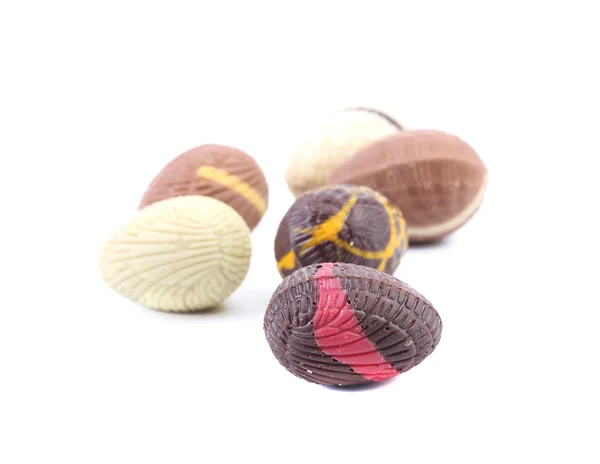 Různé barvy čokoládové mušle. — Stock fotografie