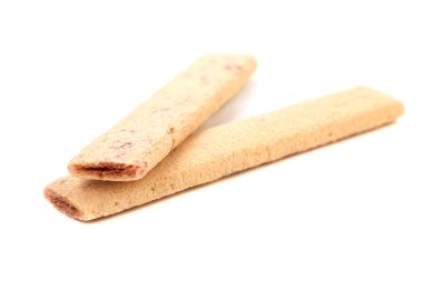 Sticks of biscuit with filling. clipart