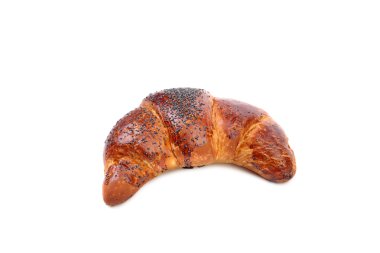 poppy ile iştah açıcı kruvasan.