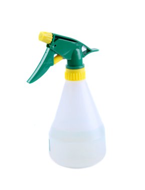 Beyaz plastik sprey şişe