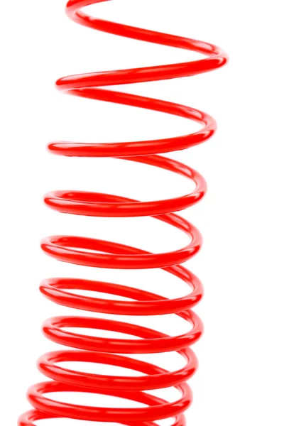 Red air hose vertical — Stock Photo, Image