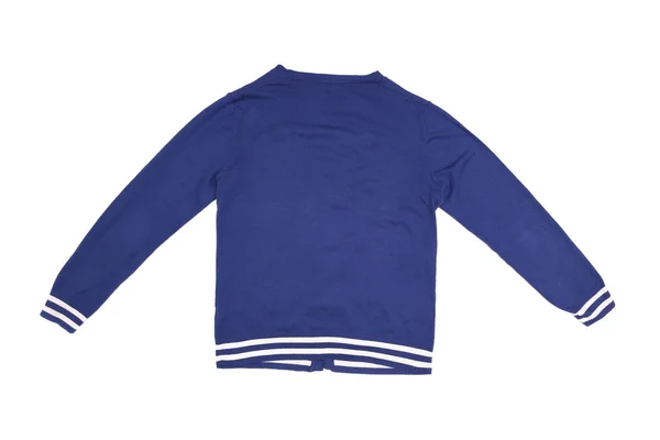 Trendy blauwe vest — Stockfoto