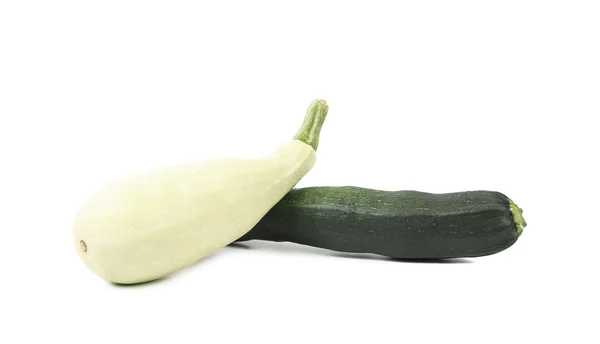 Two fresh courgettes — Stock Photo, Image