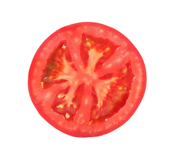 Свежий кусок помидора — стоковое фото