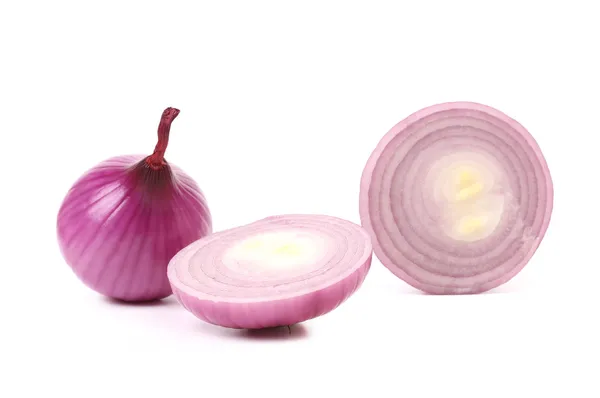 Different sliced red onion — Stock Photo, Image