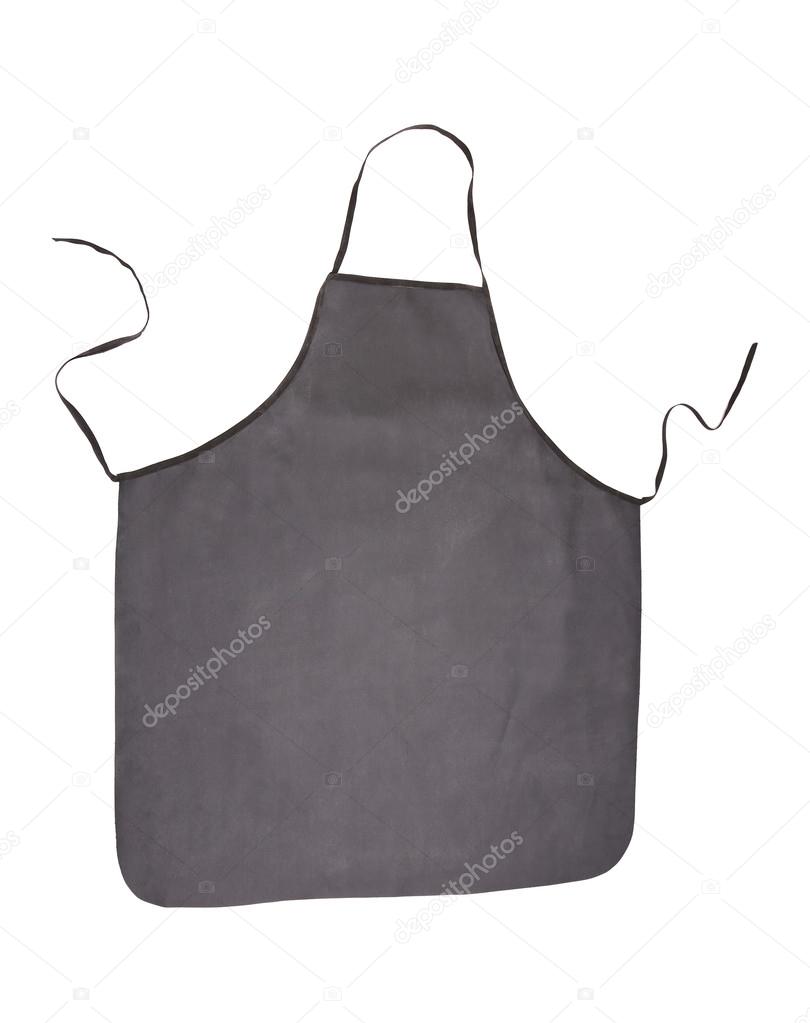 Gray kitchen apron