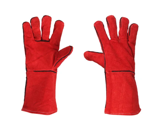 Red protective gloves — Stock Photo, Image