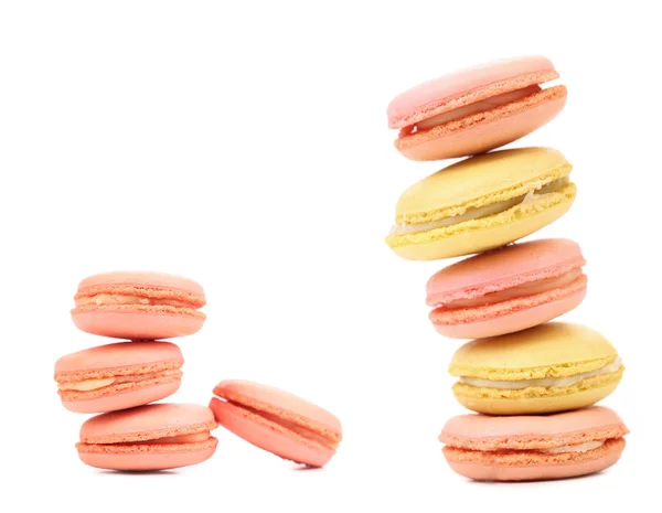 Pilha de bolos de macaroons — Fotografia de Stock