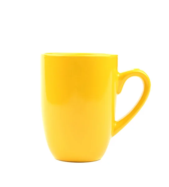 Жовта чашка. крупним планом . — стокове фото