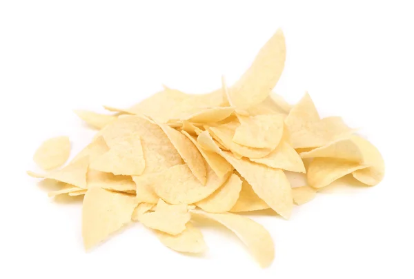 Haufen Kartoffelchips. — Stockfoto