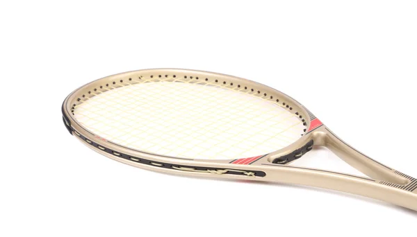 Grijze tennisracket. — Stockfoto