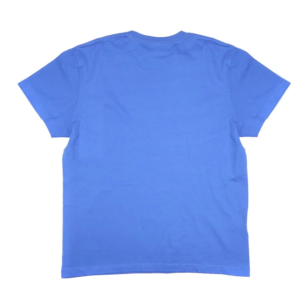 T-shirt azul dos homens . — Fotografia de Stock