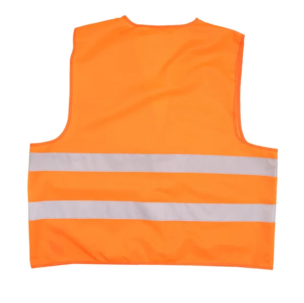 arkadan görünüşü Emanet turuncu yelek.