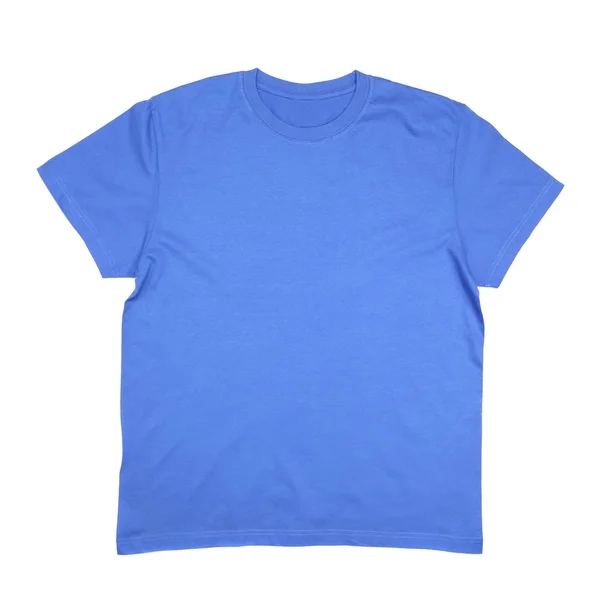 Erkek mavi t-shirt. — Stok fotoğraf