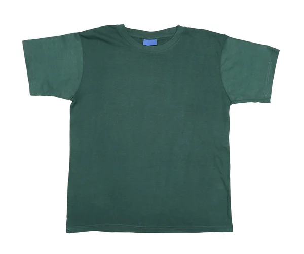 Erkek yeşil t-shirt. — Stok fotoğraf