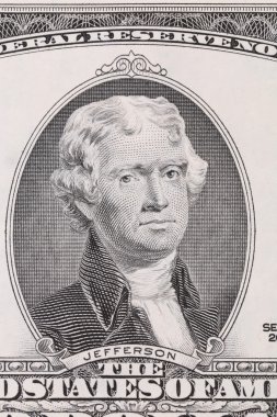 Bir dolarlık banknotu kapat.