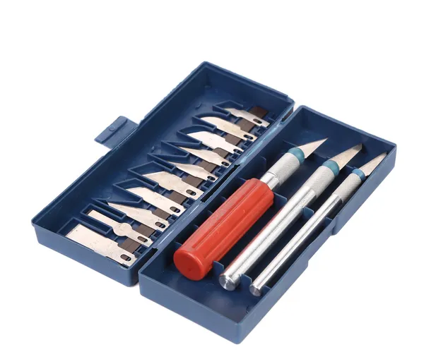 Set di coltelli artigianali . — Foto Stock