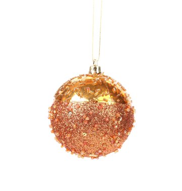 Altın christmas dekorasyon top.