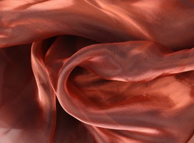 Kırmızı dokusuna yakın çekim.